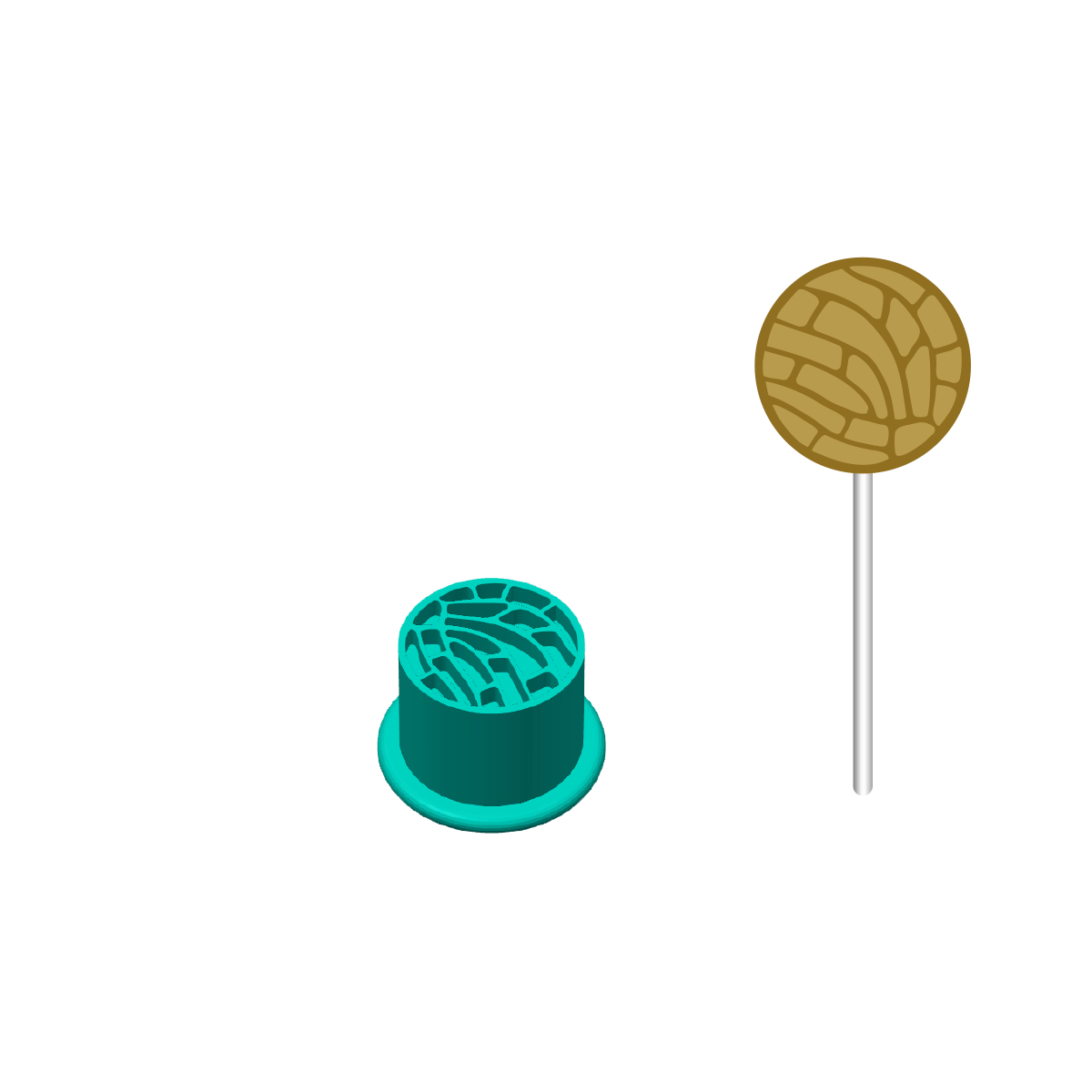 Circle Disc Cake Pop Add on Collection | Build your own Cake Pop Mold Set