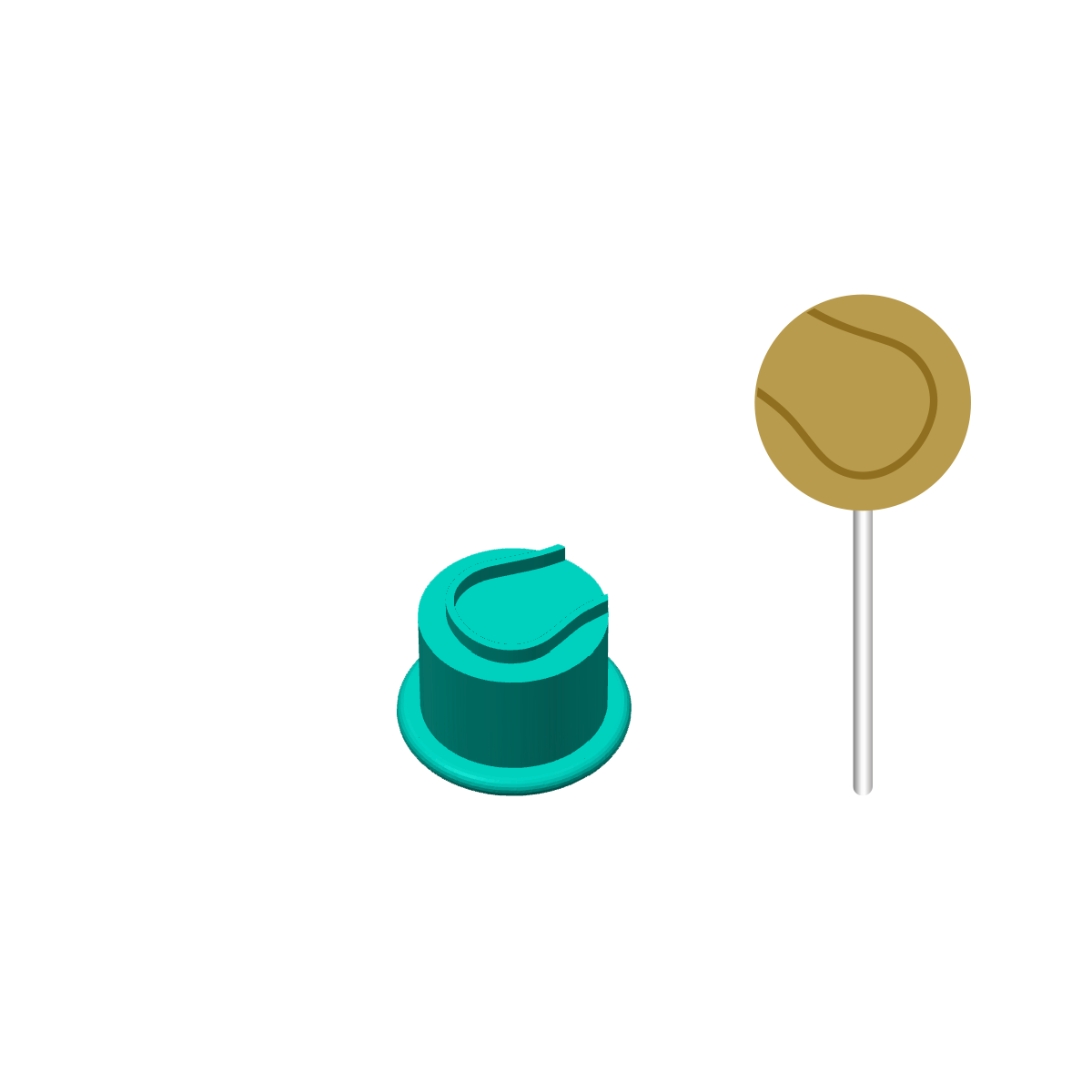 Circle Disc Cake Pop Add on Collection | Build your own Cake Pop Mold Set
