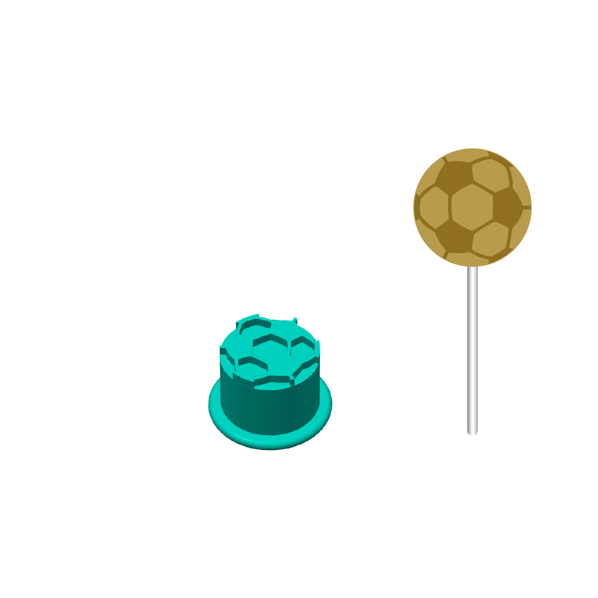 Circle Disc Cake Pop Add on Collection | Build your own Cake Pop Mold Set