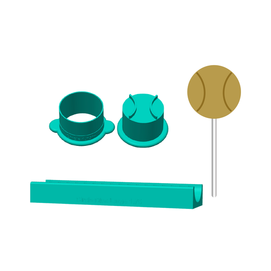 Baseball Cake Pop Mold | Deluxe Cutter, Popper, and Tray Options