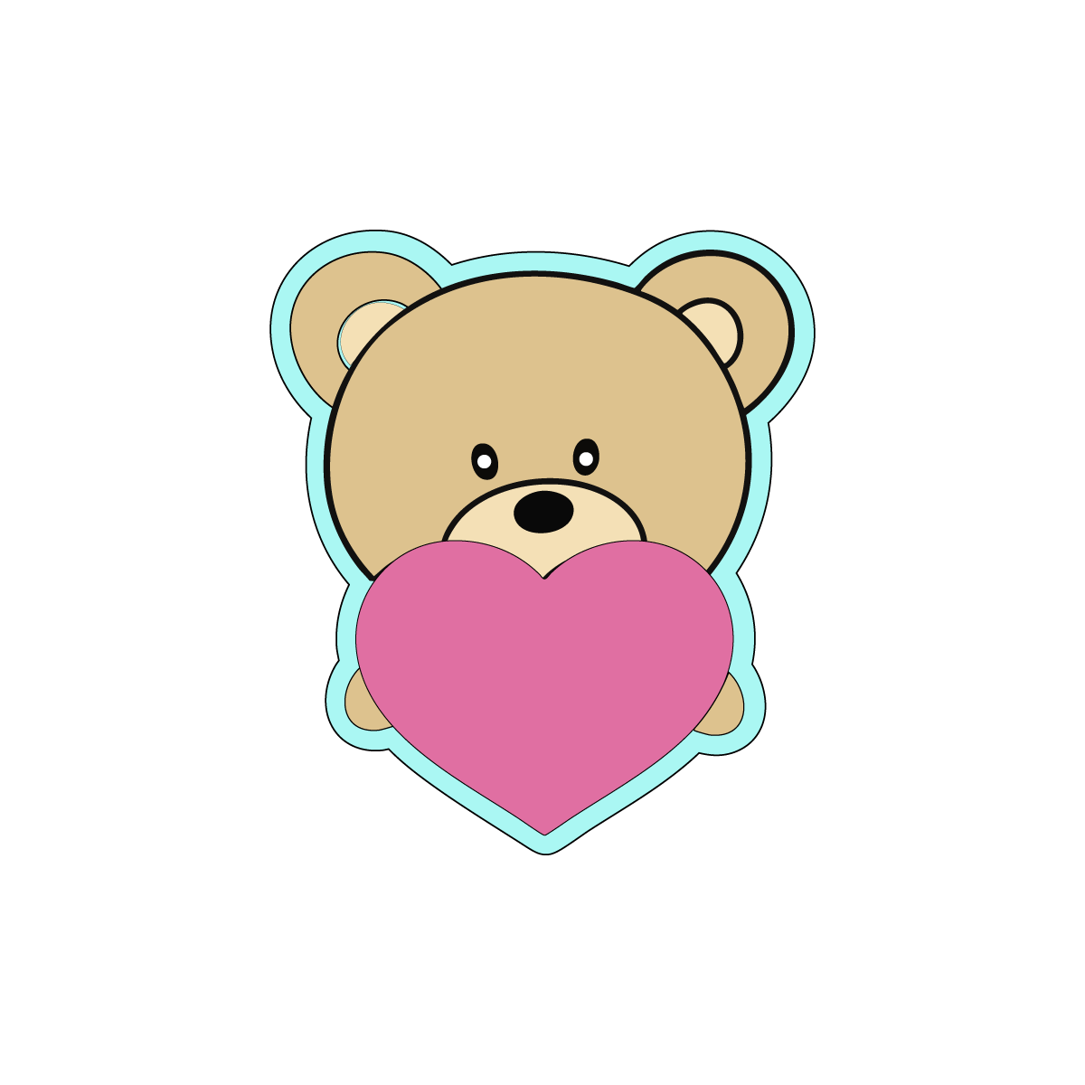 Animal Hearts Cookie Cutters | Digital Download STL Files