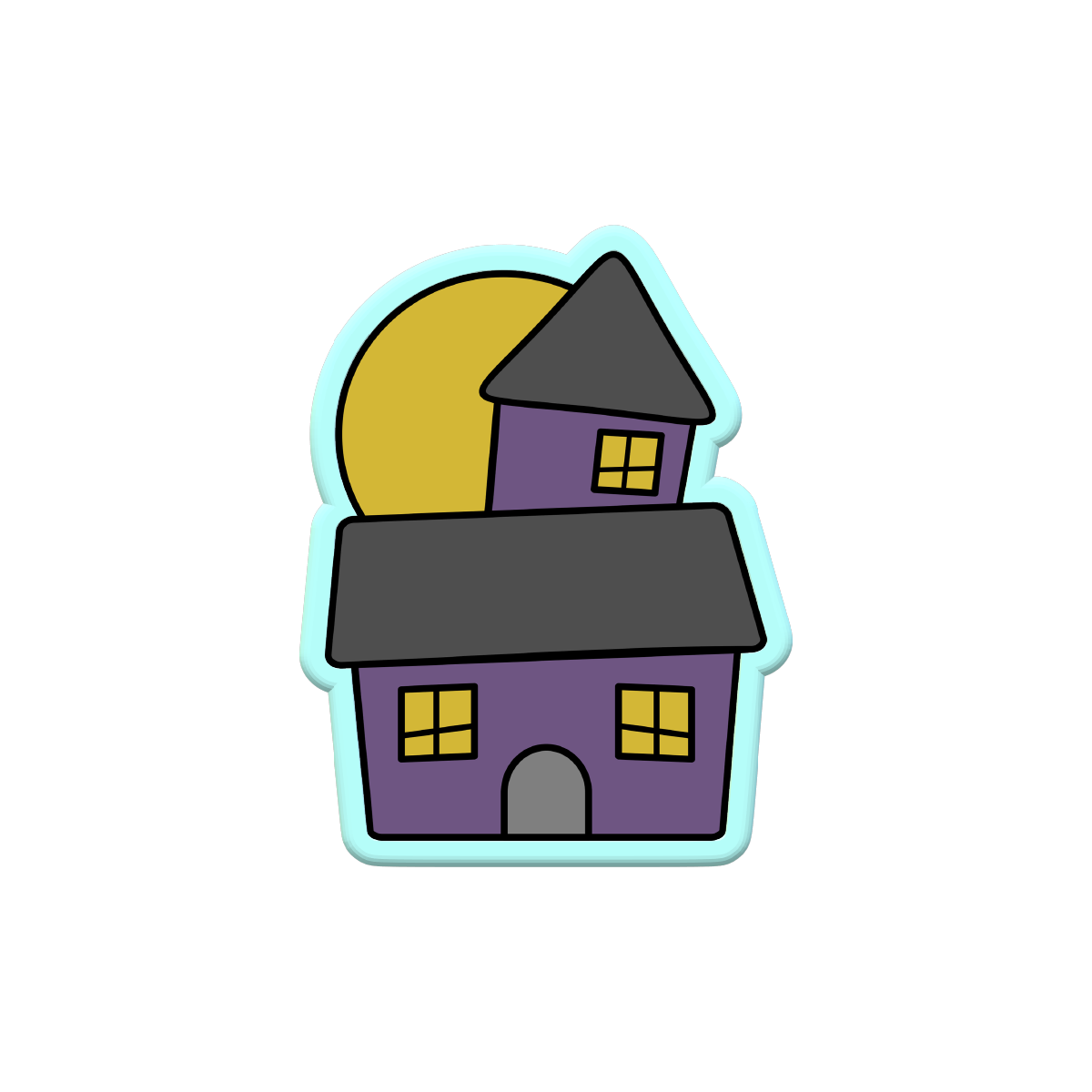 Halloween Haunted House Cookie Cutters
