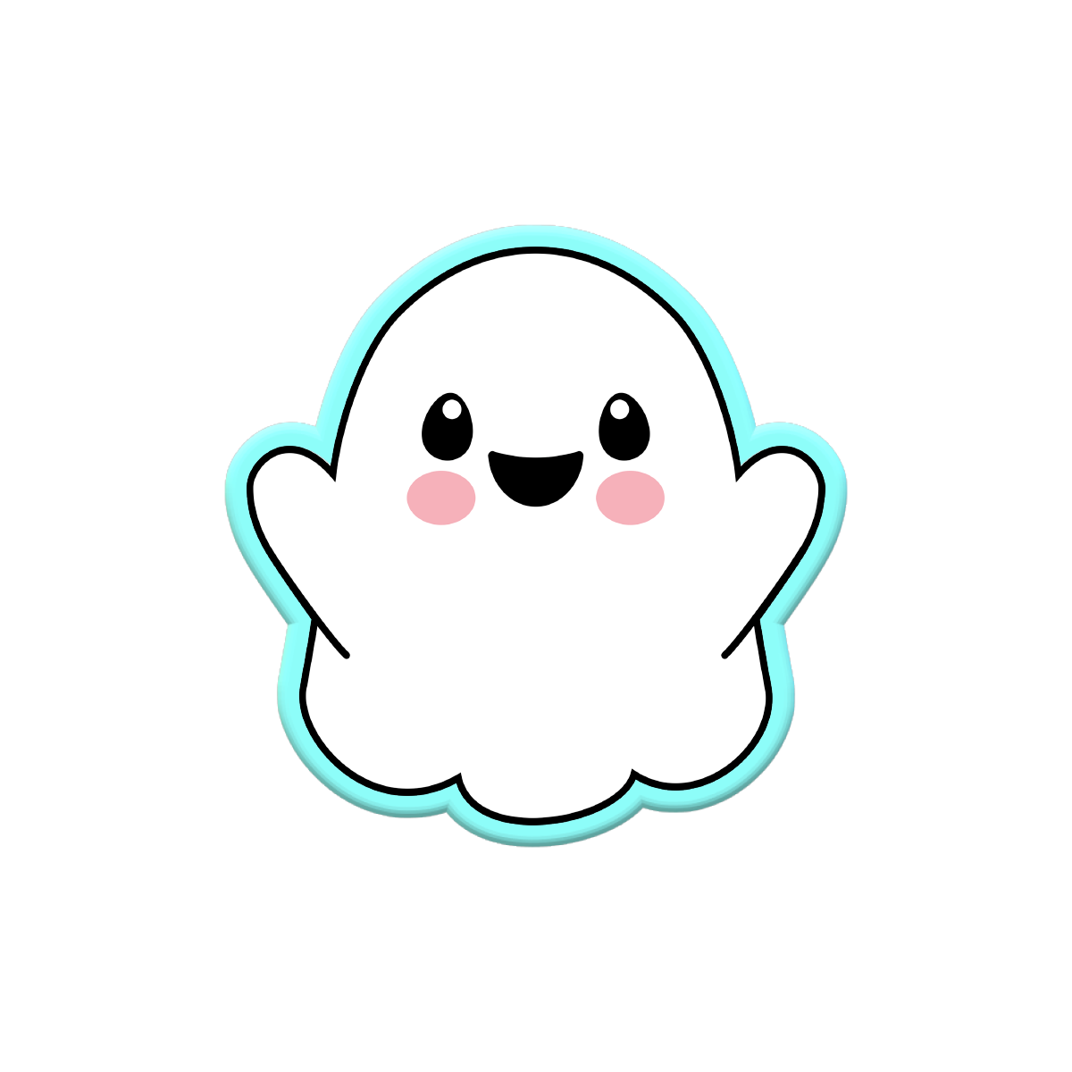 Halloween Cute Ghost Cookie Cutters