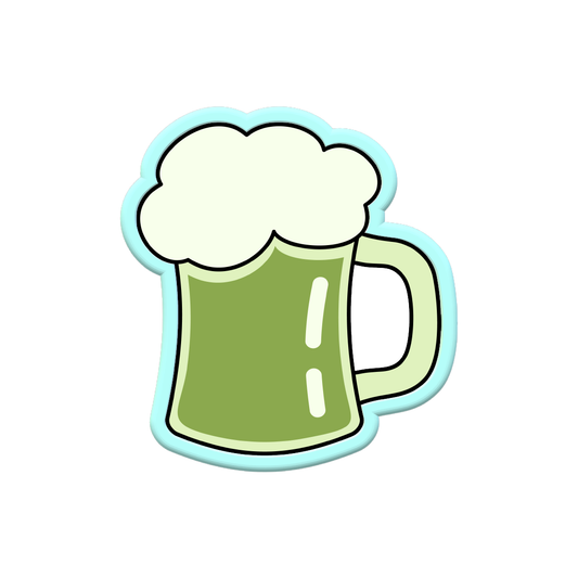 Green Beer Mug Cookie Cutters