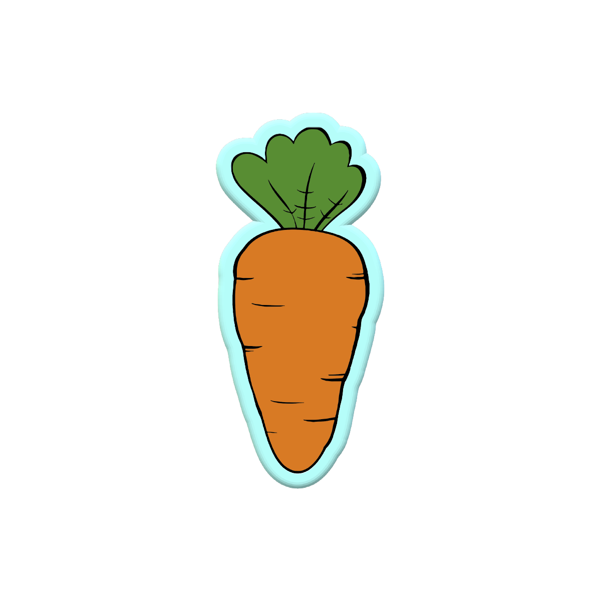 Carrot Cookie Cutters