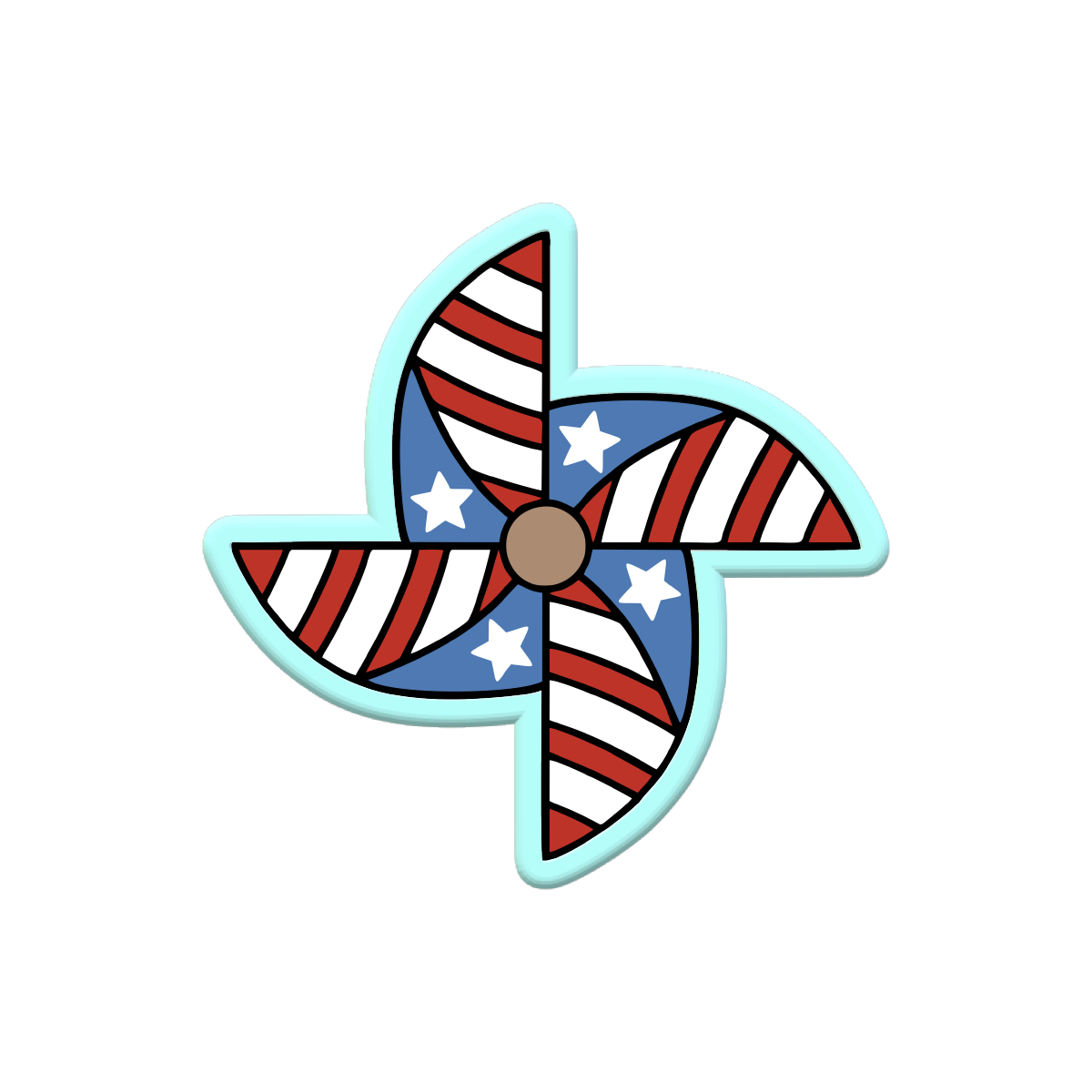 Pinwheel Cookie Cutters