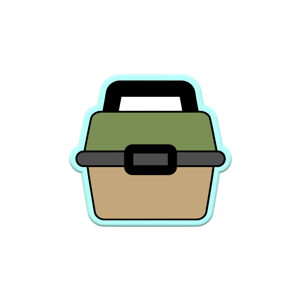 Fishing Tackle Box Cookie Cutters