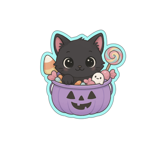 Cat Candy Pumpkin Cookie Cutters