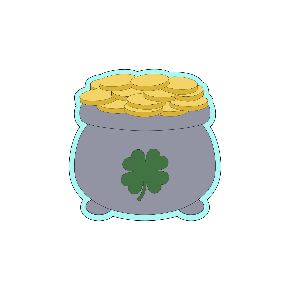 Pot of Gold Cookie Cutters