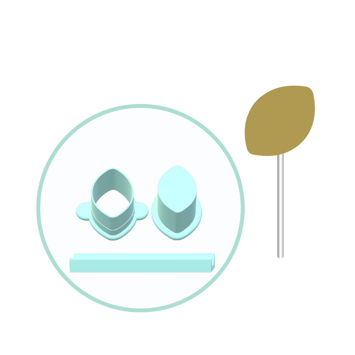 Football Cake Pop Mold | Deluxe Cutter, Popper, and Tray Option