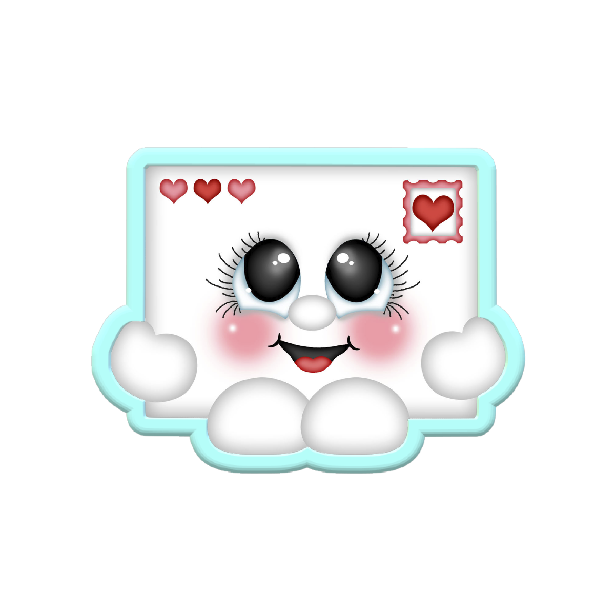 Valentines Love Letter Cutie Cookie Cutters