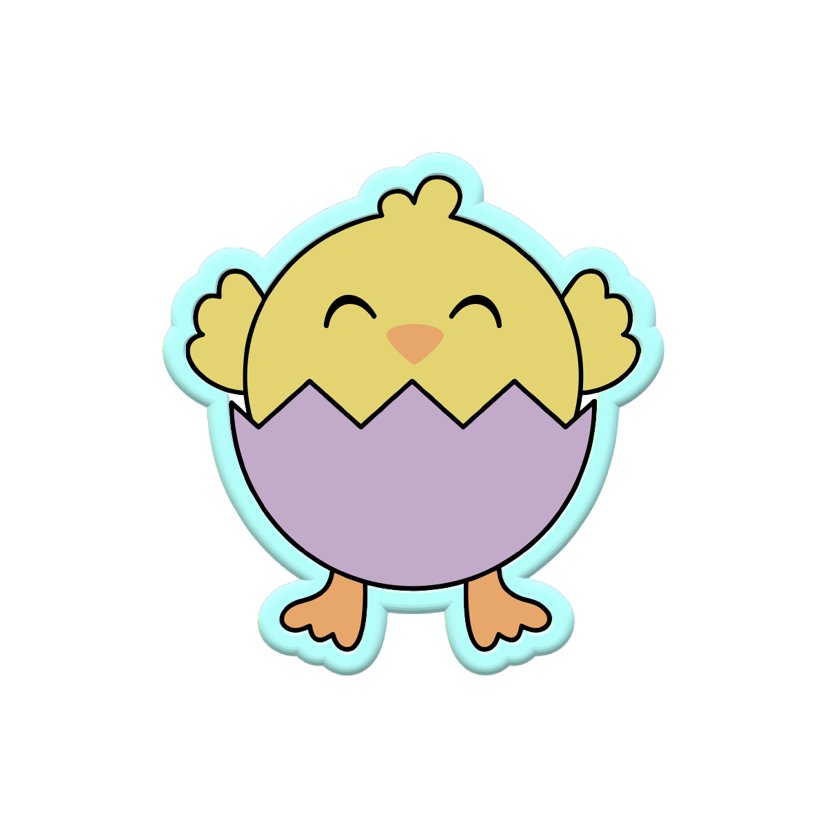 Chick in Egg Cookie Cutters