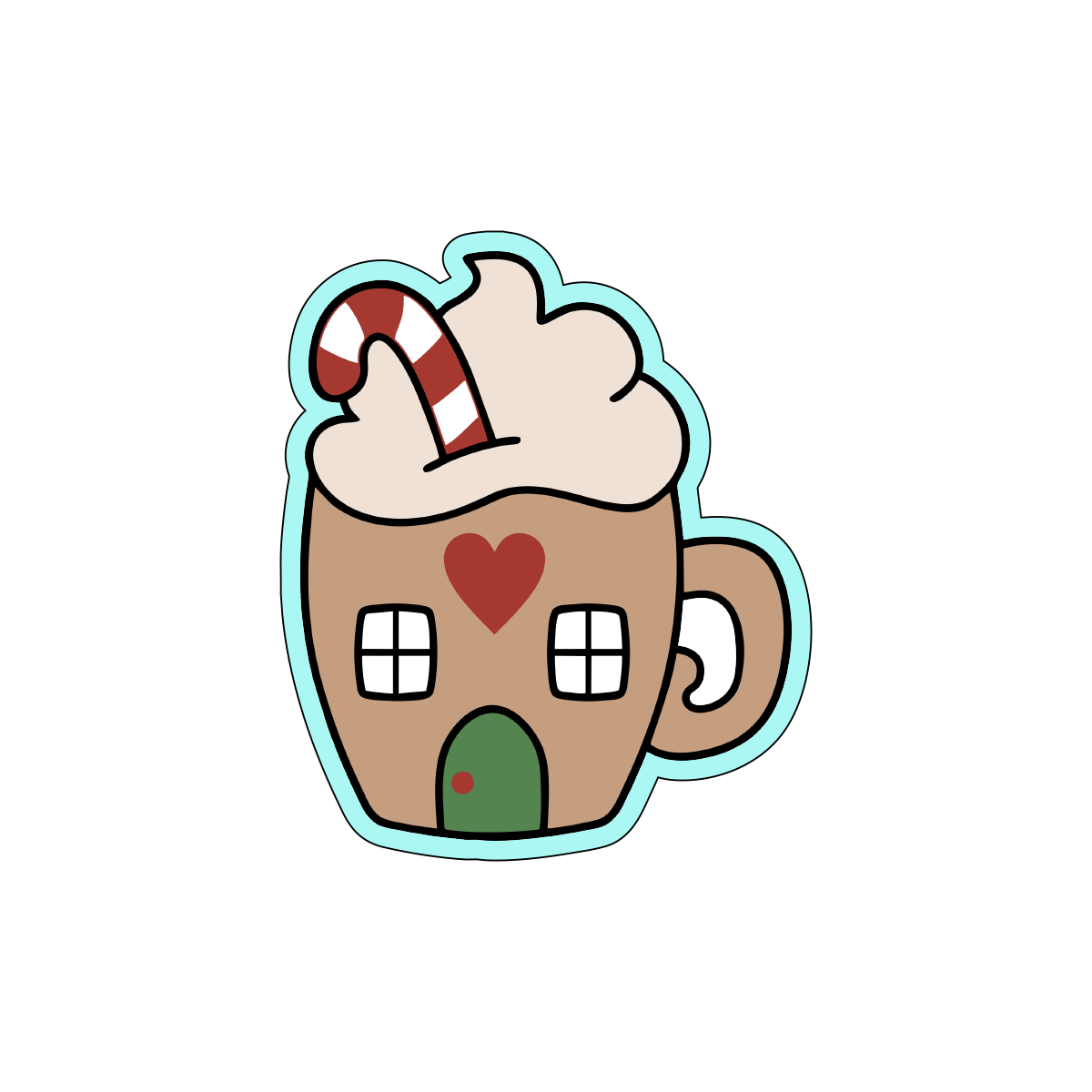 Gingerbread Mug Cookie Cutter Cookie Cutters