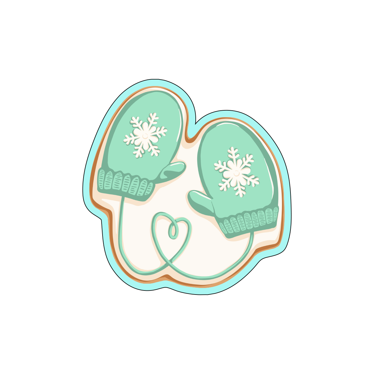 Christmas Mittens Cookie Cutters