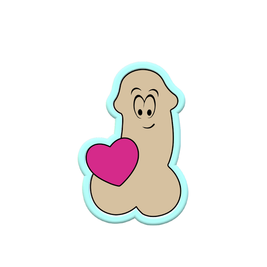 Heart Penis Cookie Cutters