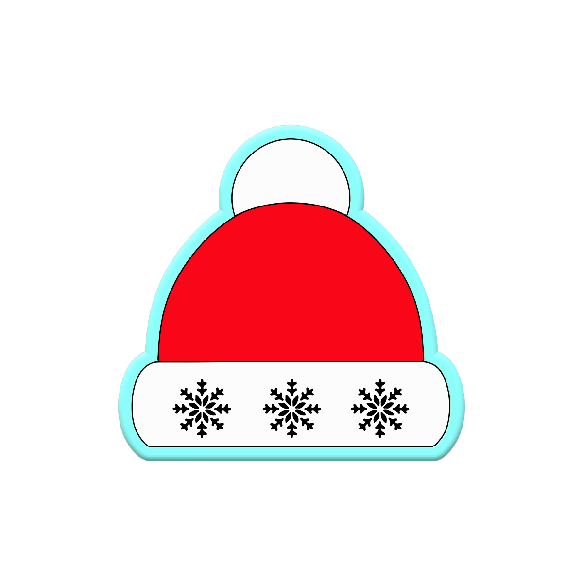 Winter Beanie Cookie Cutters