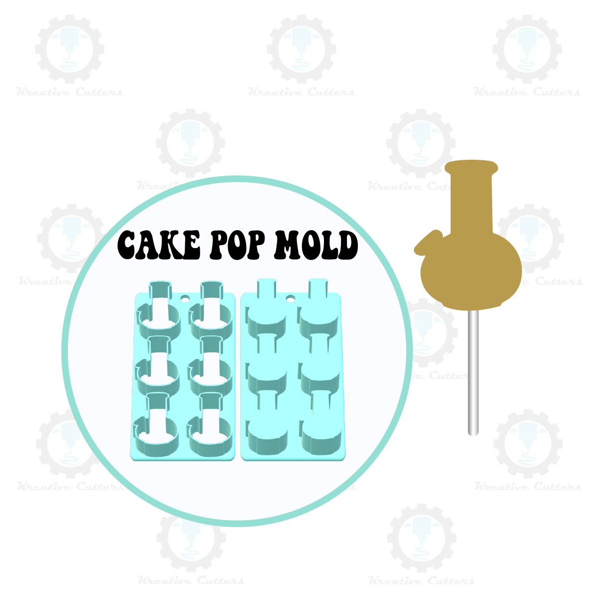 Bong Cake Pop Mold | Deluxe Cutter, Popper, and Tray Option