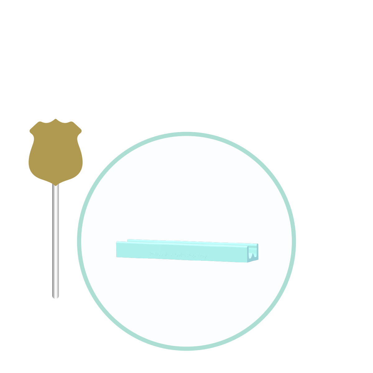 Police Cake Pop Molds | Deluxe Cutter, Popper, and Tray Option