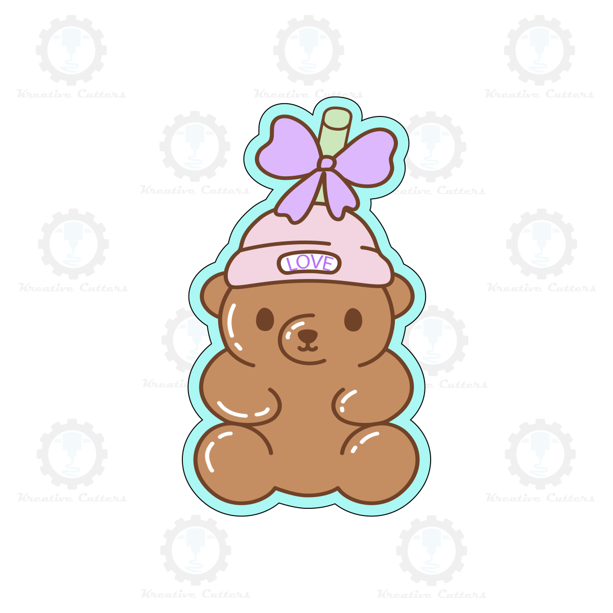 Teddy Bear Drink Cookie Cutters