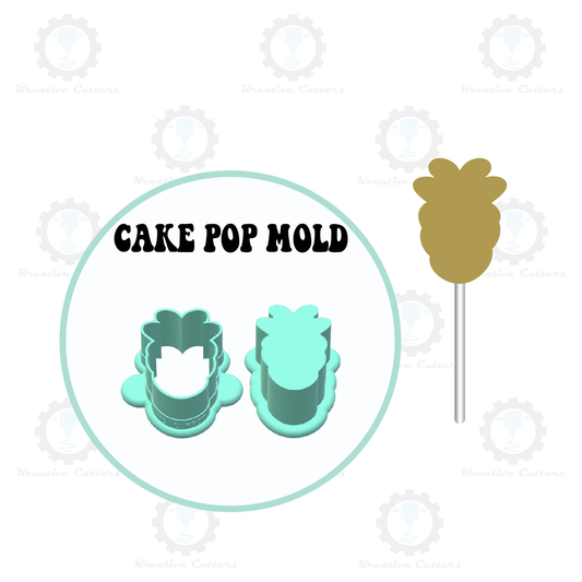Chubby Carrot Cake Pop Mold | Deluxe Cutter, Popper