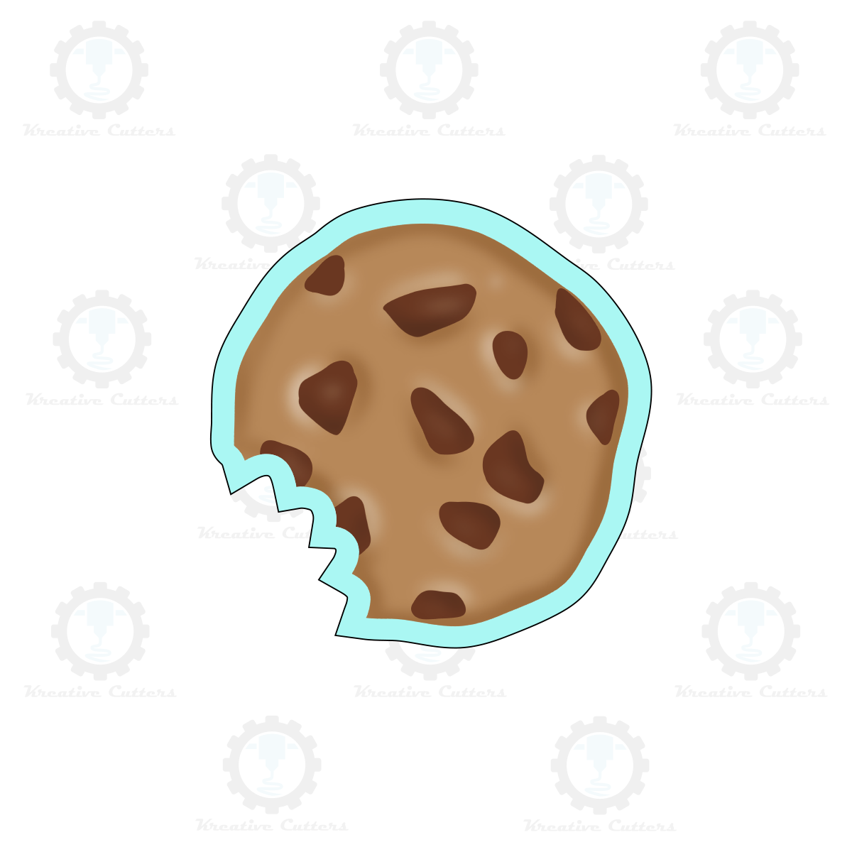 Chocolate Chip Cookie Cutters | Digital Download STL Files