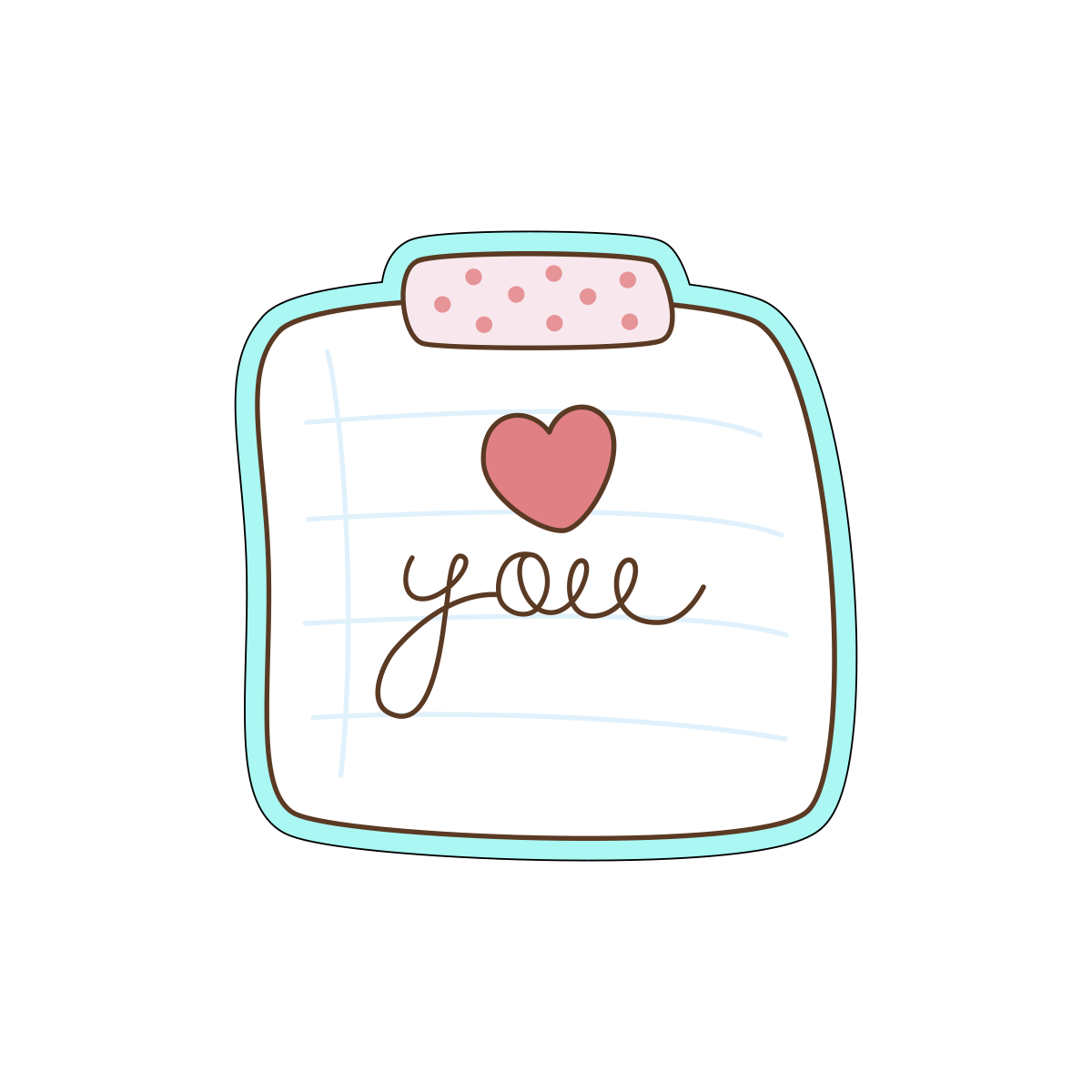 Valentine Letter Cookie Cutters