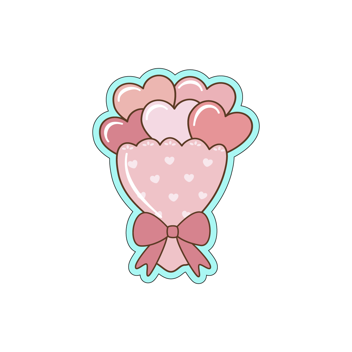 Valentine Bouquet Cookie Cutters