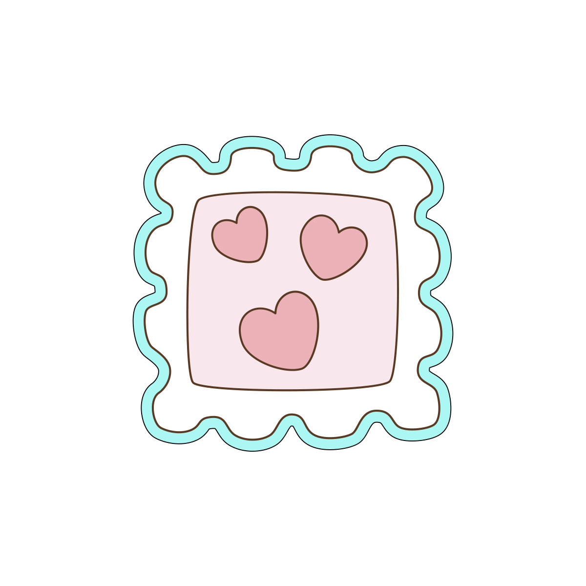 Valentines Stamp Cookie Cutters