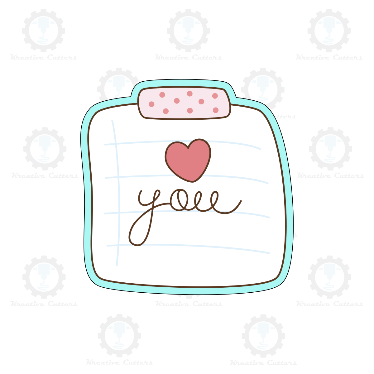 Valentine Letter Cookie Cutters