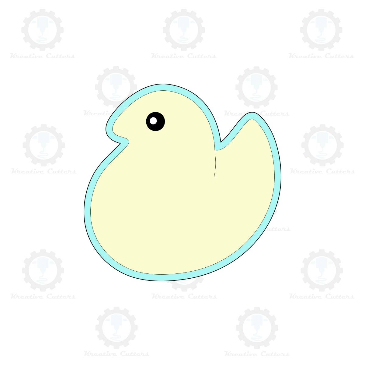 Marshmallow Chick Cookie Cutters