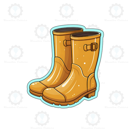 Fall Rainboots Cookie Cutters