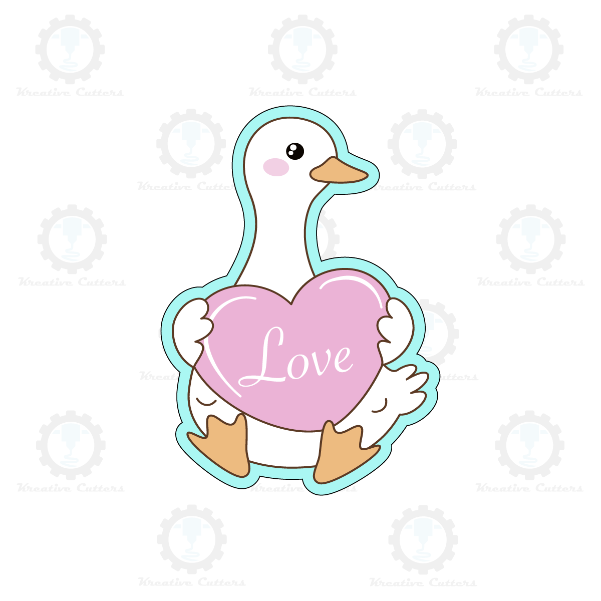 Love Goose Cookie Cutters
