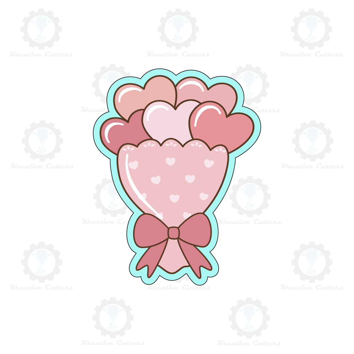Valentine Bouquet Cookie Cutters
