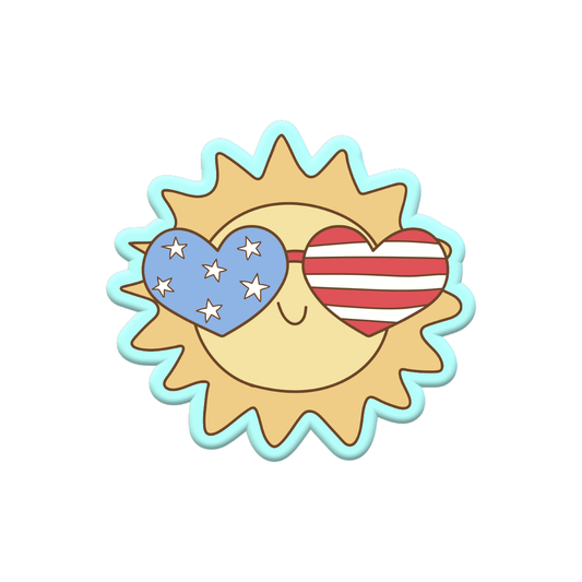 Sun with Glasses Cookie Cutters
