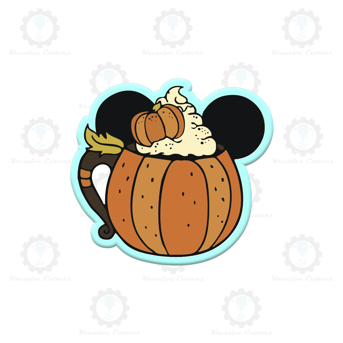 Mouse Pumpkin Spice Latte Cookie Cutters