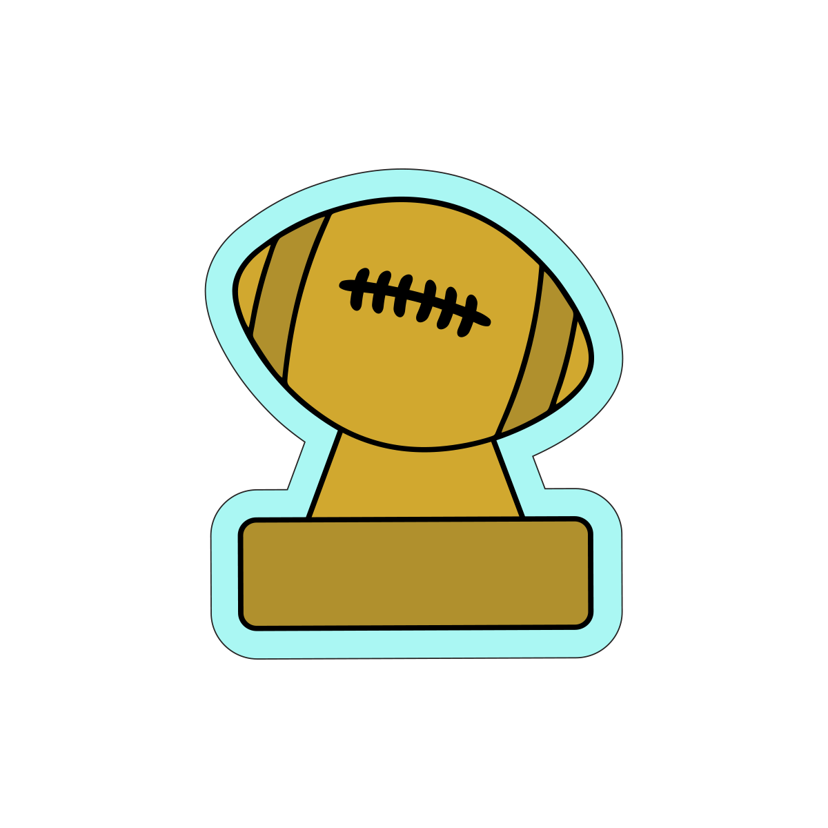 Football Cookie Cutters