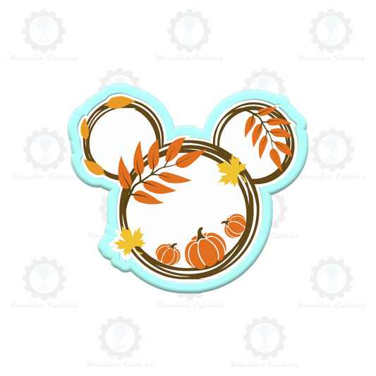 Mouse Pumpkin Leaves Cookie Cutters