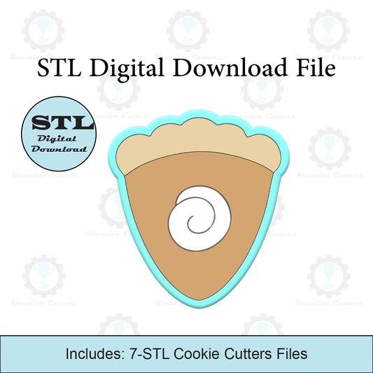 Thanksgiving Pie Cookie Cutter | STL File