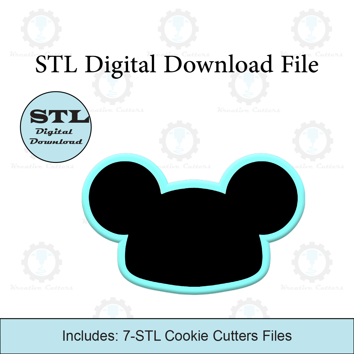 Mouse Hat Cookie Cutter | STL File