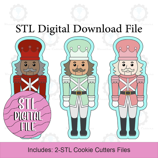Nutcracker Cookie Cutters | Digital Download STL Files