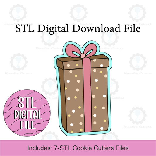 Long Present Cookie Cutters | Digital Download STL Files