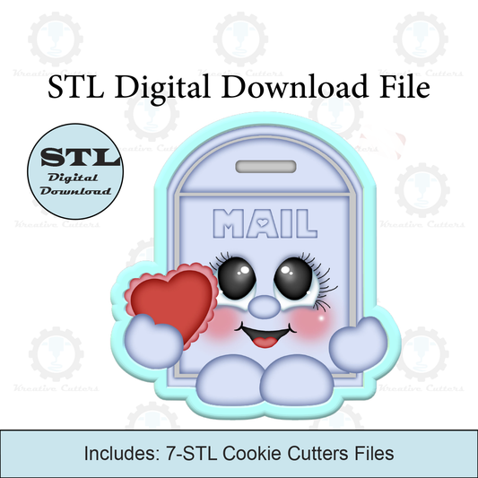 Valentines Mailbox Cutie Cookie Cutters | Digital Download STL Files