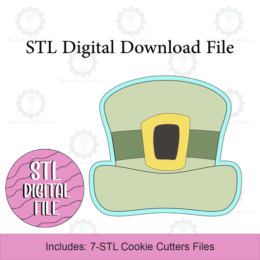Leprechaun Hat Cookie Cutters | Digital Download STL Files