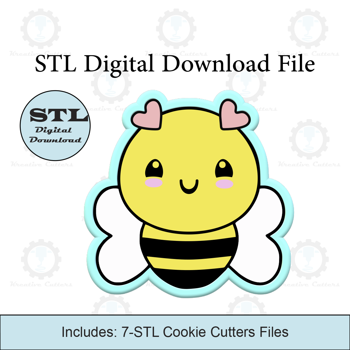 Bee Cookie Cutters | STL Files