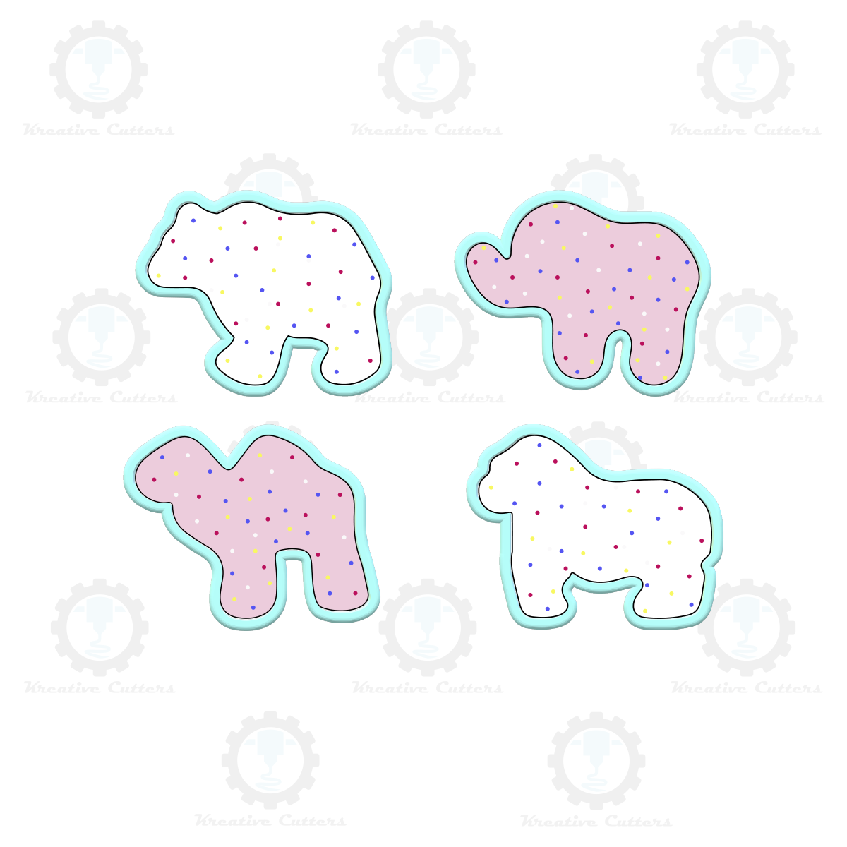 Circus Animals Cookie Cutters