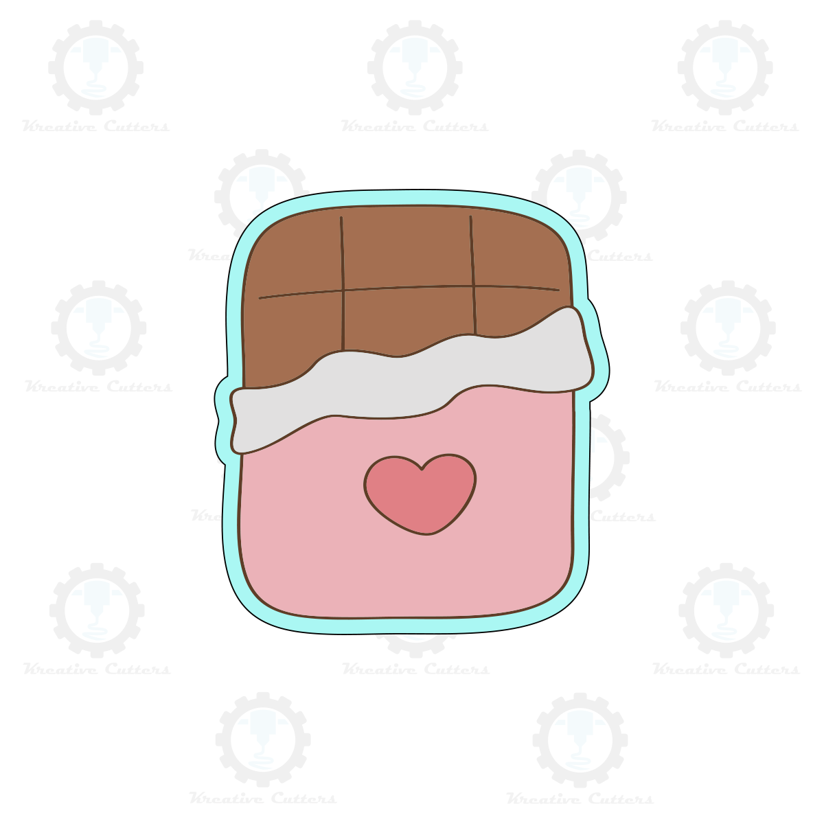 Chocolate Bar Cookie Cutters