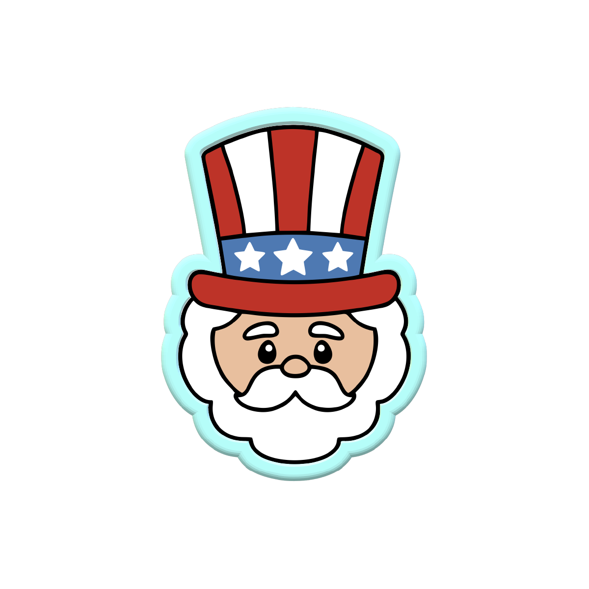 Uncle Sam Cookie Cutters