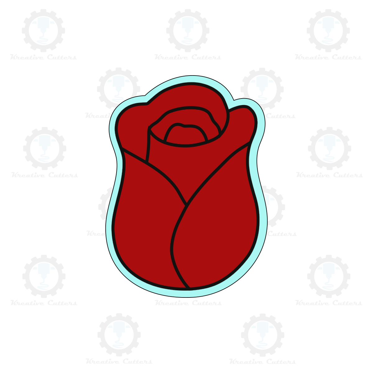 Rose Bud Cookie Cutters