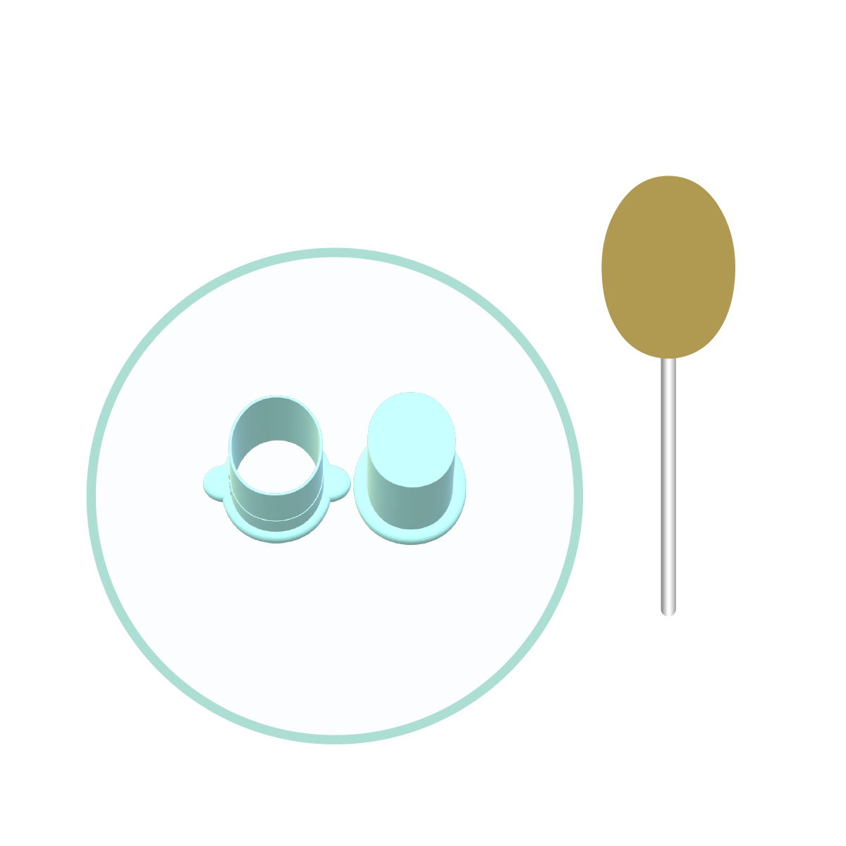 Oval Cake Pop Mold | Deluxe Cutter, Popper and Tray
