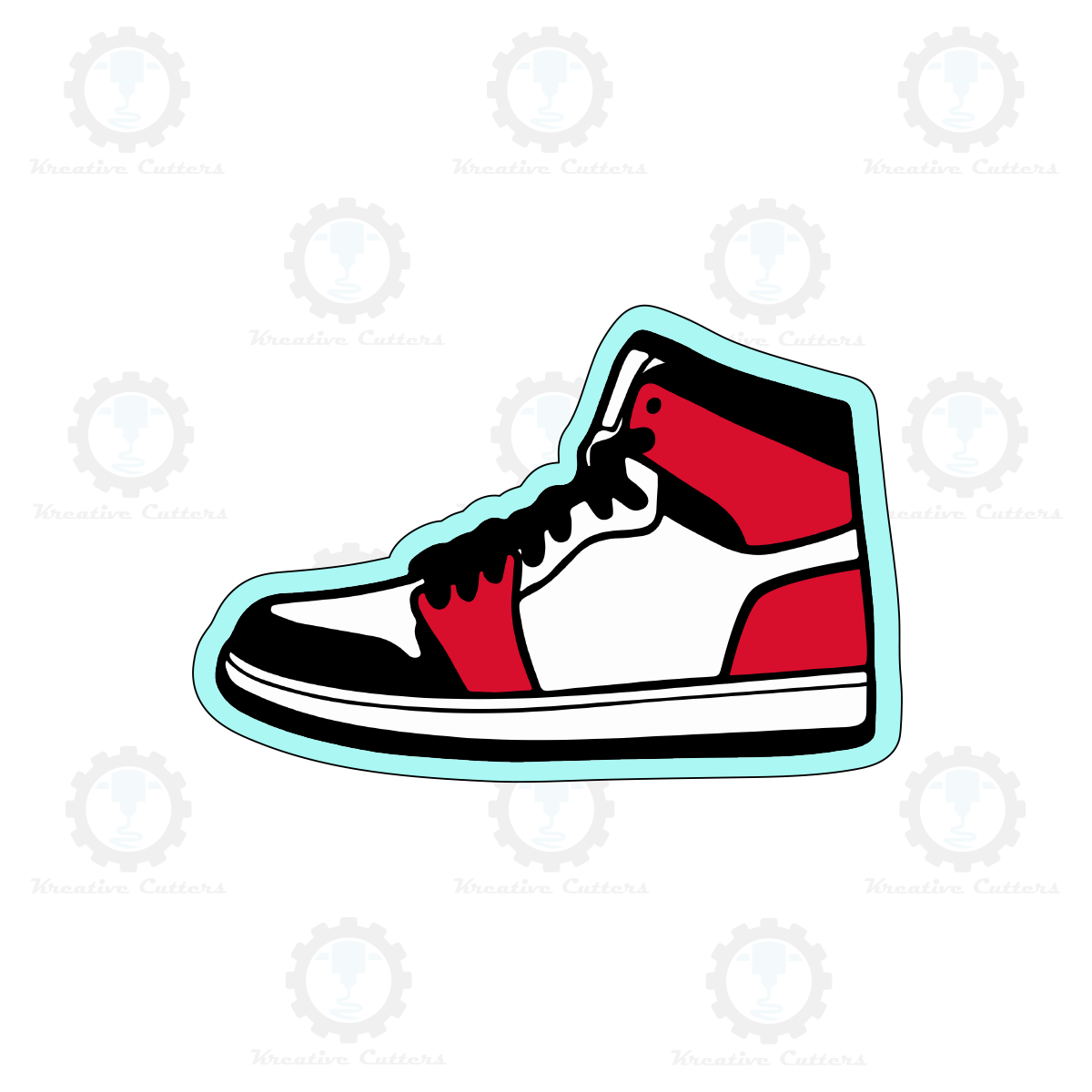 High Top Shoe Cookie Cutters